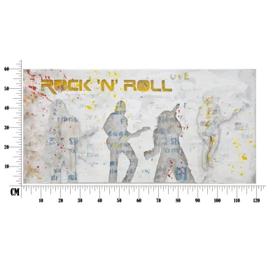 Obraz na Płótnie Rock N Roll 120x3x60 cm